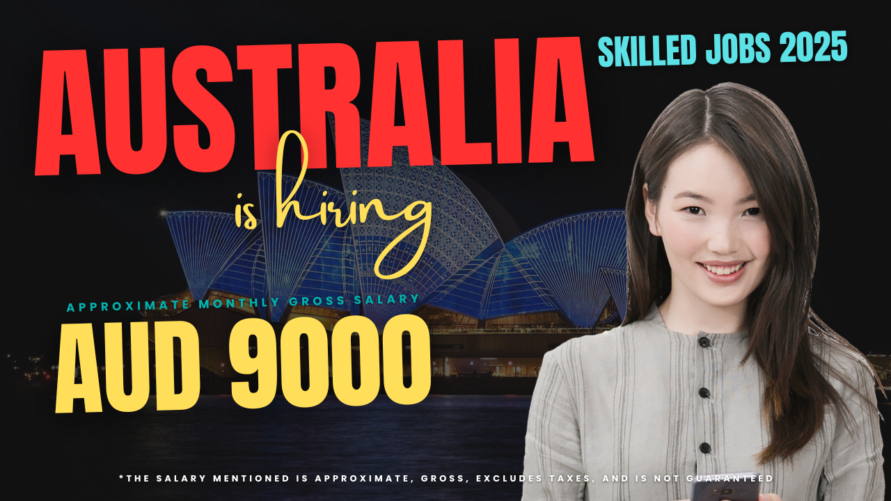 Skilled Jobs in Australia with high salary